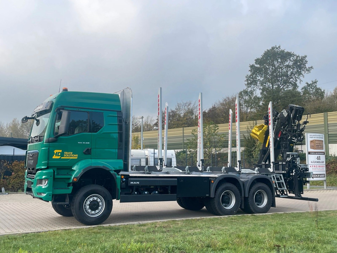 MAN TGS 33.520 6X6 Euro6e Loglift 165 Z Retarder - Лісовоз, Вантажівка з маніпулятором: фото 2 MAN TGS 33.520 6X6 Euro6e Loglift 165 Z Retarder - Лісовоз, Вантажівка з маніпулятором: фото 2