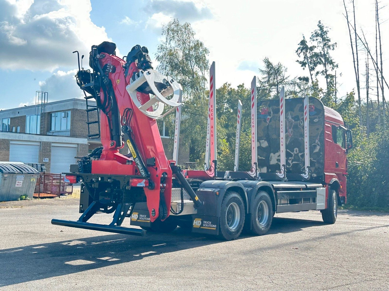 Лісовоз, Вантажівка з маніпулятором MAN TGX 33.510 6X4 BL Euro6e  EPSILON 150 Z: фото 8