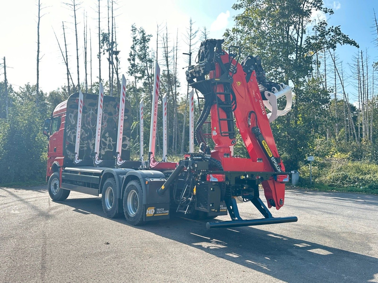 Лісовоз, Вантажівка з маніпулятором MAN TGX 33.510 6X4 BL Euro6e  EPSILON 150 Z: фото 6