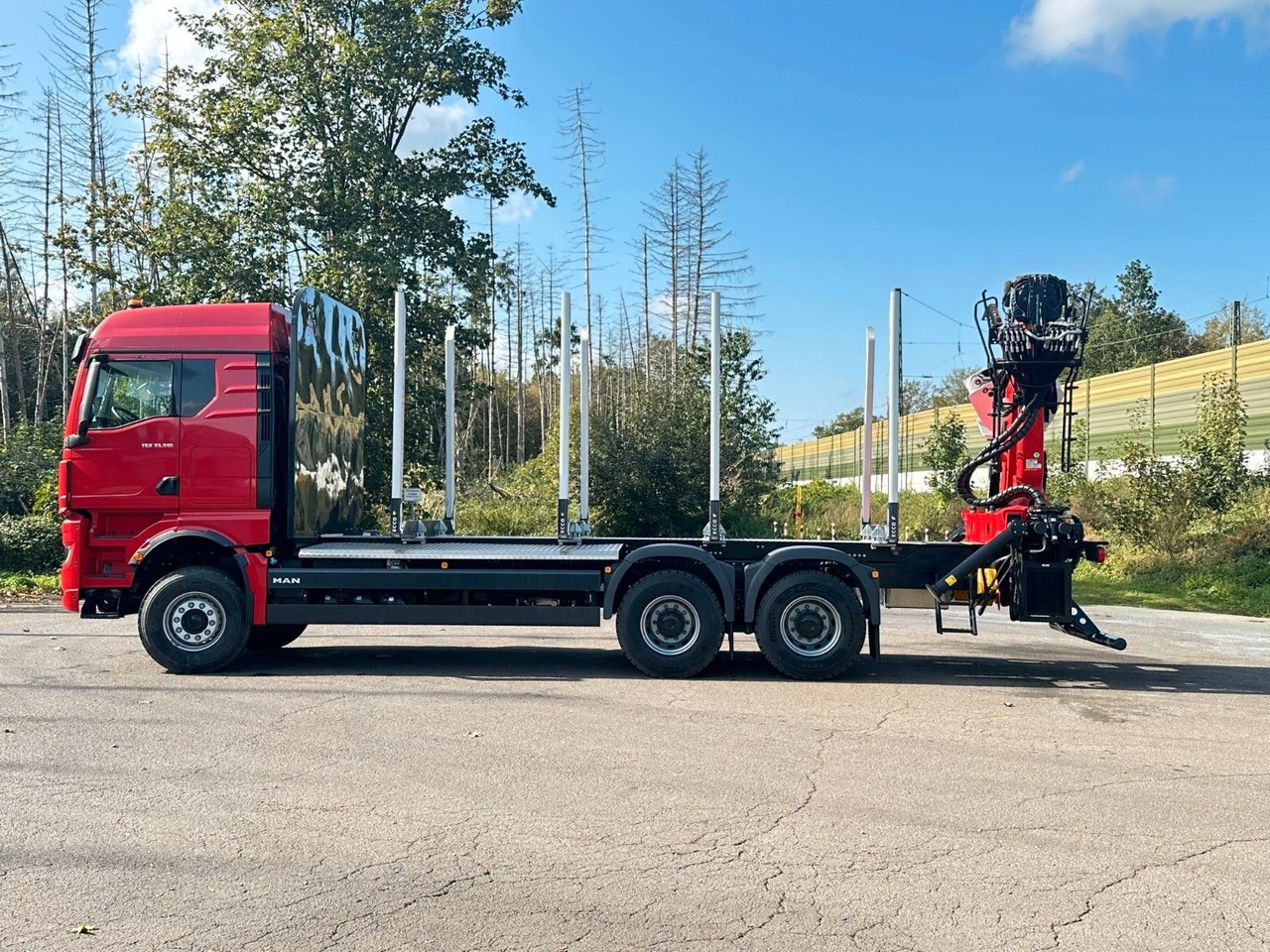 Лісовоз, Вантажівка з маніпулятором MAN TGX 33.510 6X4 BL Euro6e  EPSILON 150 Z: фото 5