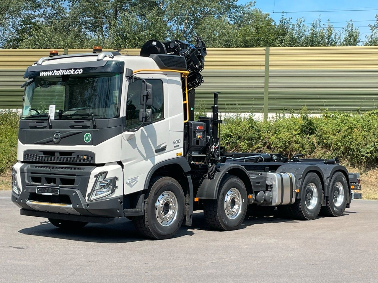 Volvo FMX 500 8x4 Abrollkipper + Kran Hiab 228-6 - Гаковий мультиліфт вантажівка, Вантажівка з маніпулятором: фото 2 Volvo FMX 500 8x4 Abrollkipper + Kran Hiab 228-6 - Гаковий мультиліфт вантажівка, Вантажівка з маніпулятором: фото 2