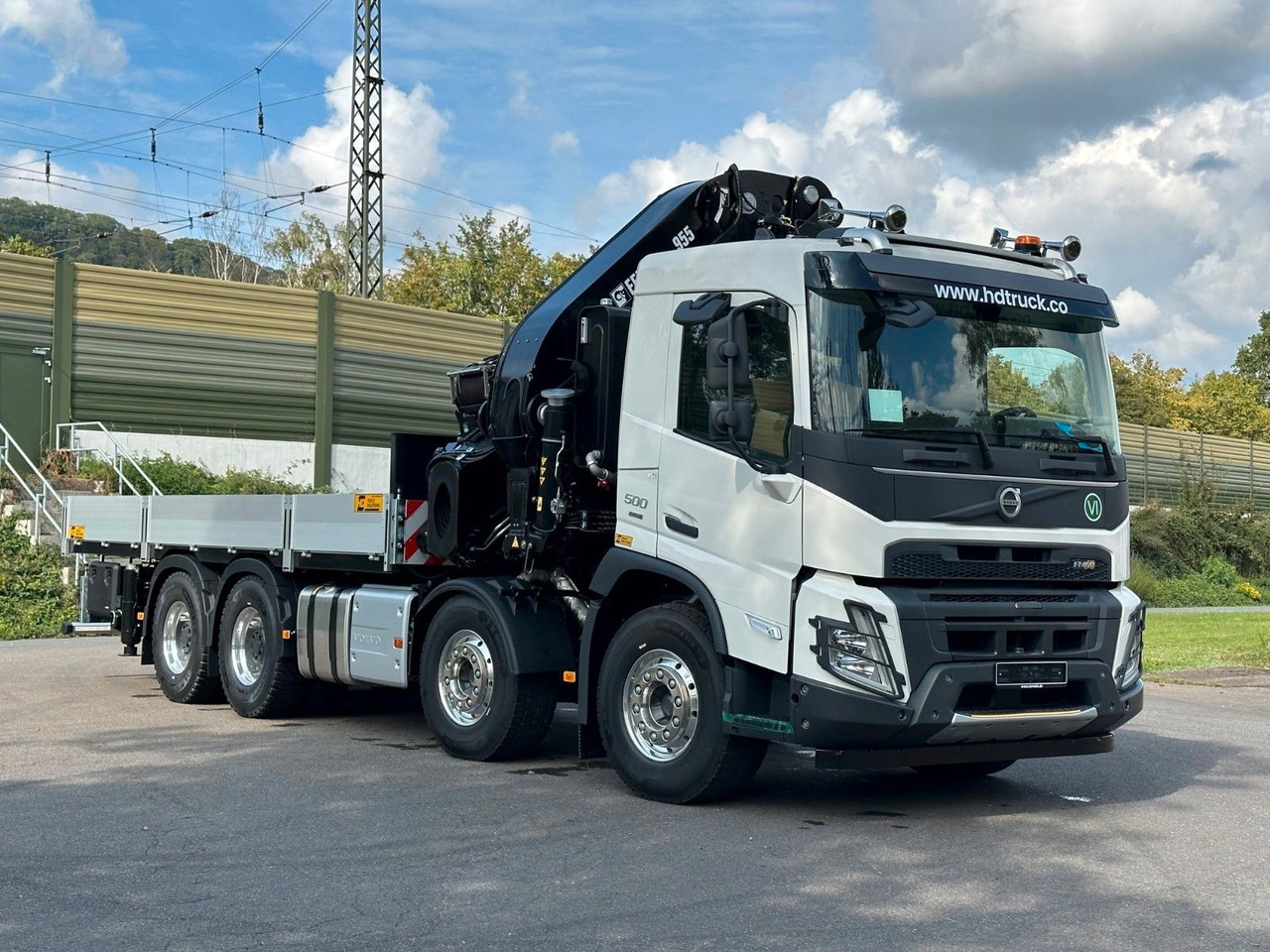 Volvo FMX 500 8x4 EFFER 955-8s + Jib 6s - Вантажівка з маніпулятором: фото 1 Volvo FMX 500 8x4 EFFER 955-8s + Jib 6s - Вантажівка з маніпулятором: фото 1