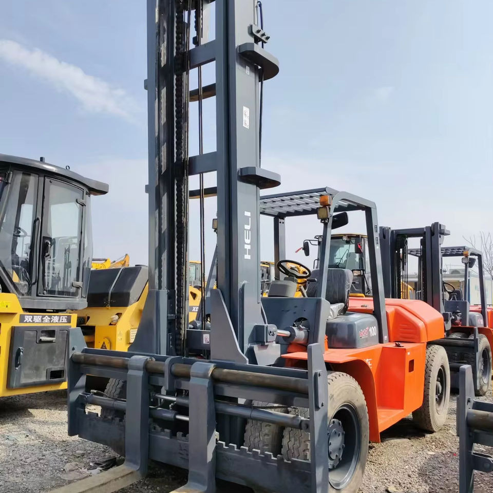 6-Meter Lift Height Mast Forklift Used Heli 10-Ton Forklift Truck  Cpcd100 - Навантажувач вилковий: фото 1 6-Meter Lift Height Mast Forklift Used Heli 10-Ton Forklift Truck  Cpcd100 - Навантажувач вилковий: фото 1