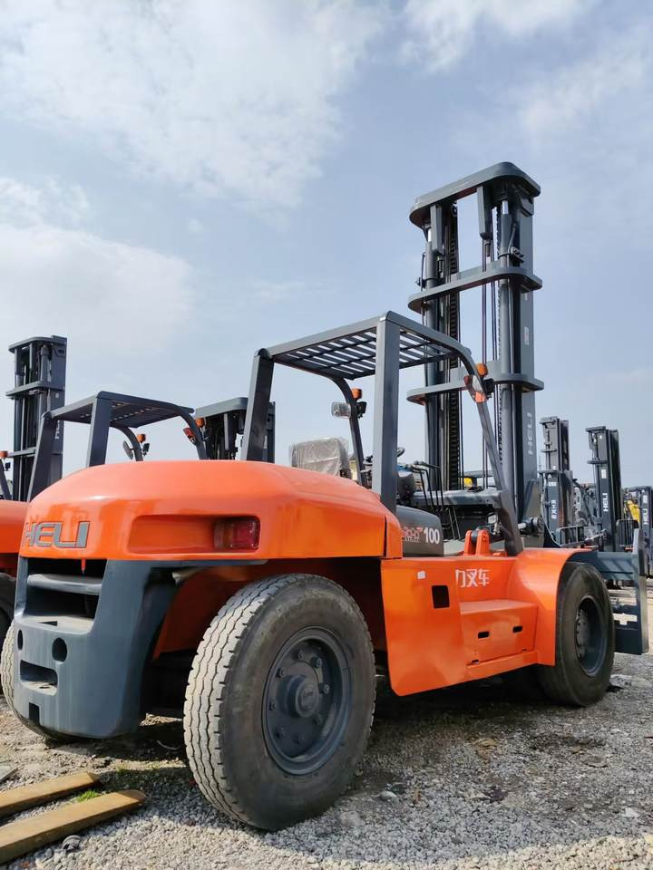 6-Meter Lift Height Mast Forklift Used Heli 10-Ton Forklift Truck  Cpcd100 - Навантажувач вилковий: фото 4 6-Meter Lift Height Mast Forklift Used Heli 10-Ton Forklift Truck  Cpcd100 - Навантажувач вилковий: фото 4