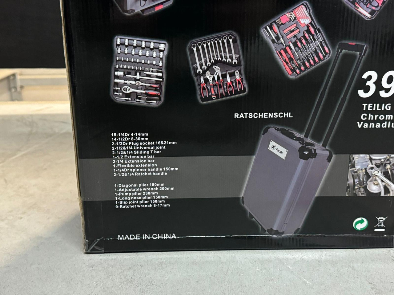 KTools gereedschapskoffer 399PCS - Обладнання для гаражів/ Майстерень: фото 3 KTools gereedschapskoffer 399PCS - Обладнання для гаражів/ Майстерень: фото 3