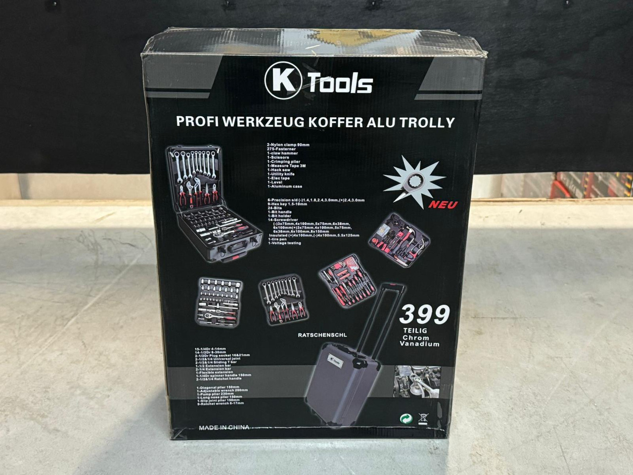 KTools gereedschapskoffer 399PCS - Обладнання для гаражів/ Майстерень: фото 4 KTools gereedschapskoffer 399PCS - Обладнання для гаражів/ Майстерень: фото 4