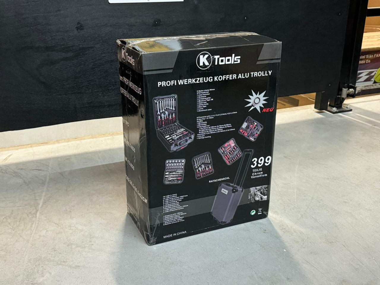 KTools gereedschapskoffer 399PCS - Обладнання для гаражів/ Майстерень: фото 1 KTools gereedschapskoffer 399PCS - Обладнання для гаражів/ Майстерень: фото 1