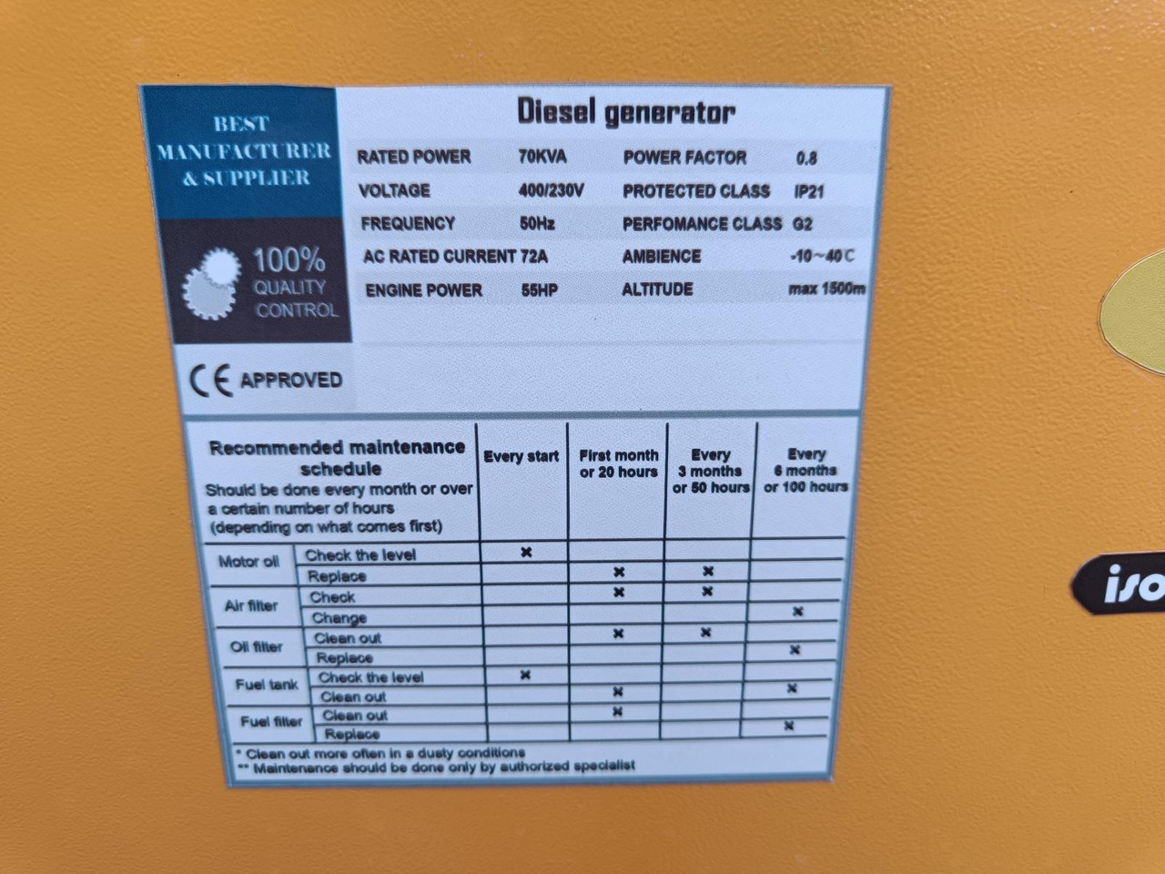 Stahltech 70kVA Diesel Generator Nieuw - Електричний генератор: фото 3 Stahltech 70kVA Diesel Generator Nieuw - Електричний генератор: фото 3