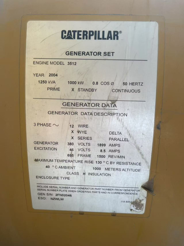 CATPILLAR 3512 - Інструмент/ Обладнання: фото 4 CATPILLAR 3512 - Інструмент/ Обладнання: фото 4