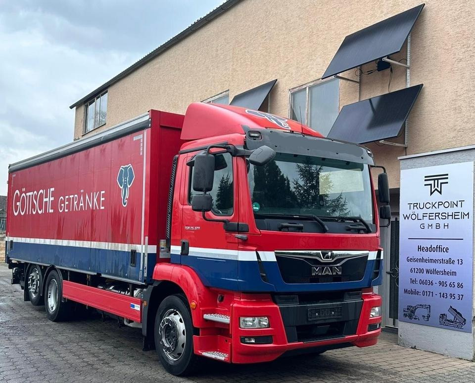 MAN TGM 26.340 L/LBW/2xAHK/LENKACHSE/18 PAL/2instock - Вантажівка з закритим кузовом: фото 1 MAN TGM 26.340 L/LBW/2xAHK/LENKACHSE/18 PAL/2instock - Вантажівка з закритим кузовом: фото 1