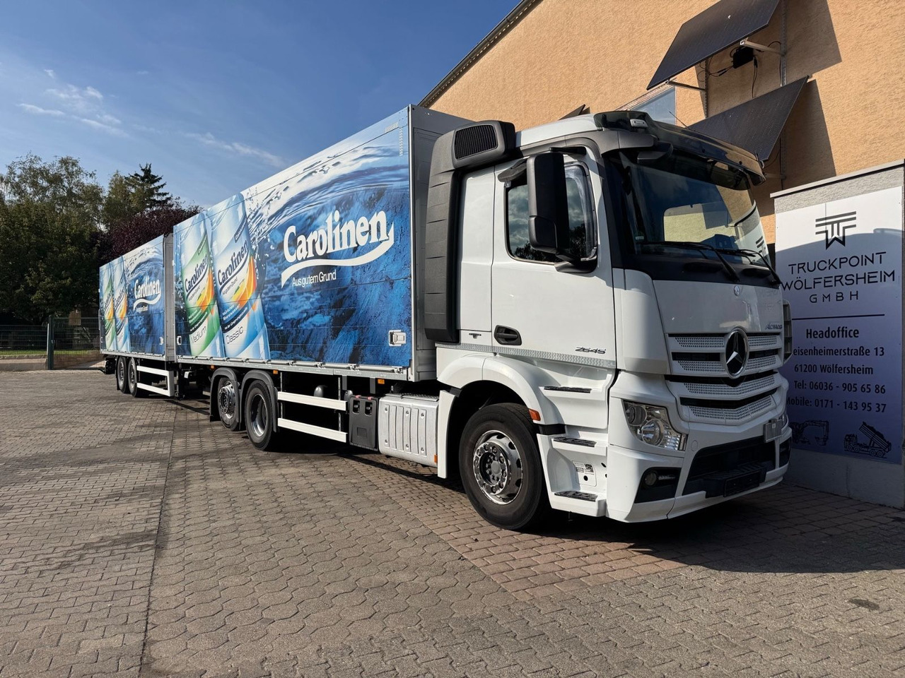 Mercedes-Benz Actros 2645/2xLBW/Retarder/Lenk-Lift/2xAHK - Для перевезення напоїв вантажівка: фото 1 Mercedes-Benz Actros 2645/2xLBW/Retarder/Lenk-Lift/2xAHK - Для перевезення напоїв вантажівка: фото 1