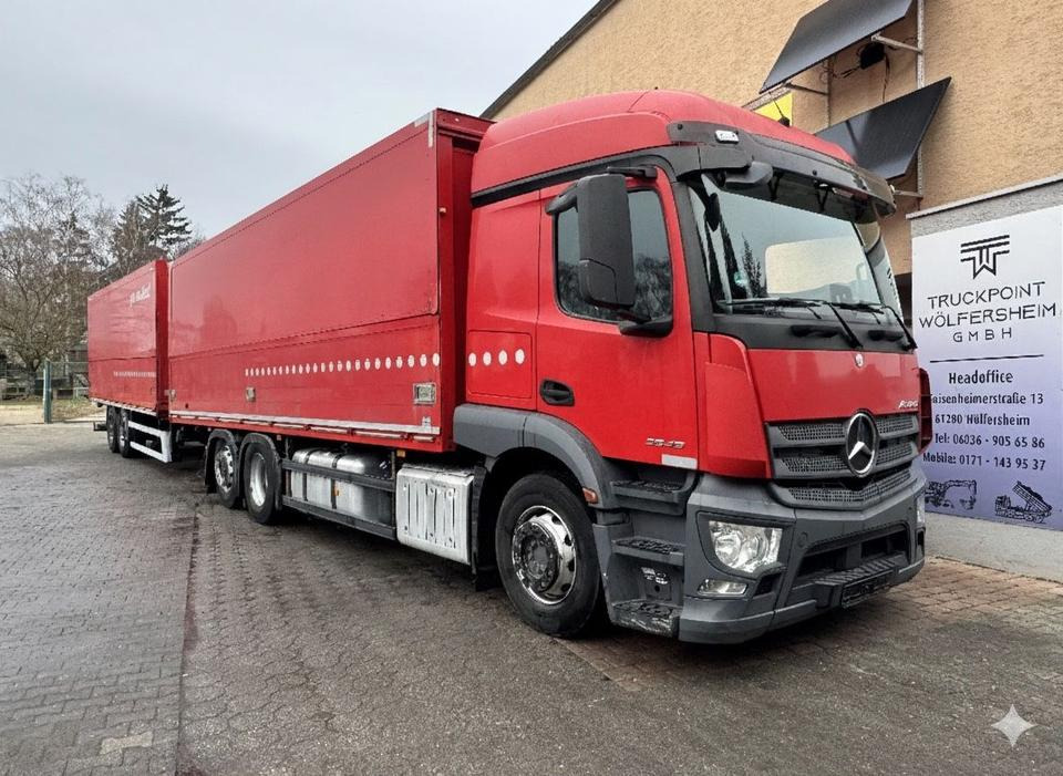 Mercedes-Benz Actros2543/Retarder/Lenk-Lift/2xAHK/Top-Zustand! - Вантажівка з закритим кузовом: фото 1 Mercedes-Benz Actros2543/Retarder/Lenk-Lift/2xAHK/Top-Zustand! - Вантажівка з закритим кузовом: фото 1