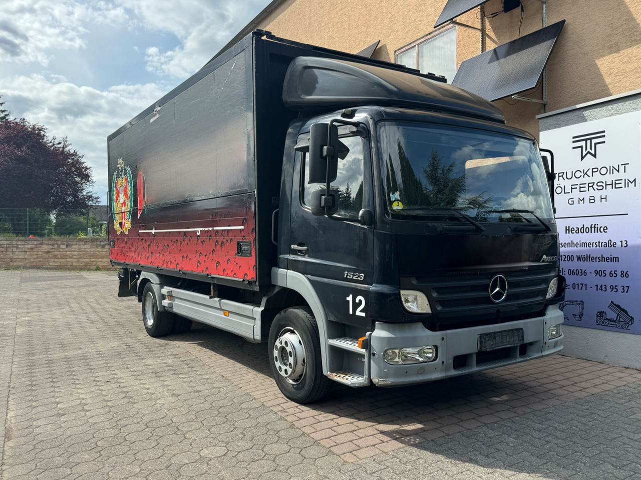 Mercedes-Benz Atego1523/LBW/AHK/Klima/Standh./aus.1Hand - Для перевезення напоїв вантажівка: фото 1 Mercedes-Benz Atego1523/LBW/AHK/Klima/Standh./aus.1Hand - Для перевезення напоїв вантажівка: фото 1