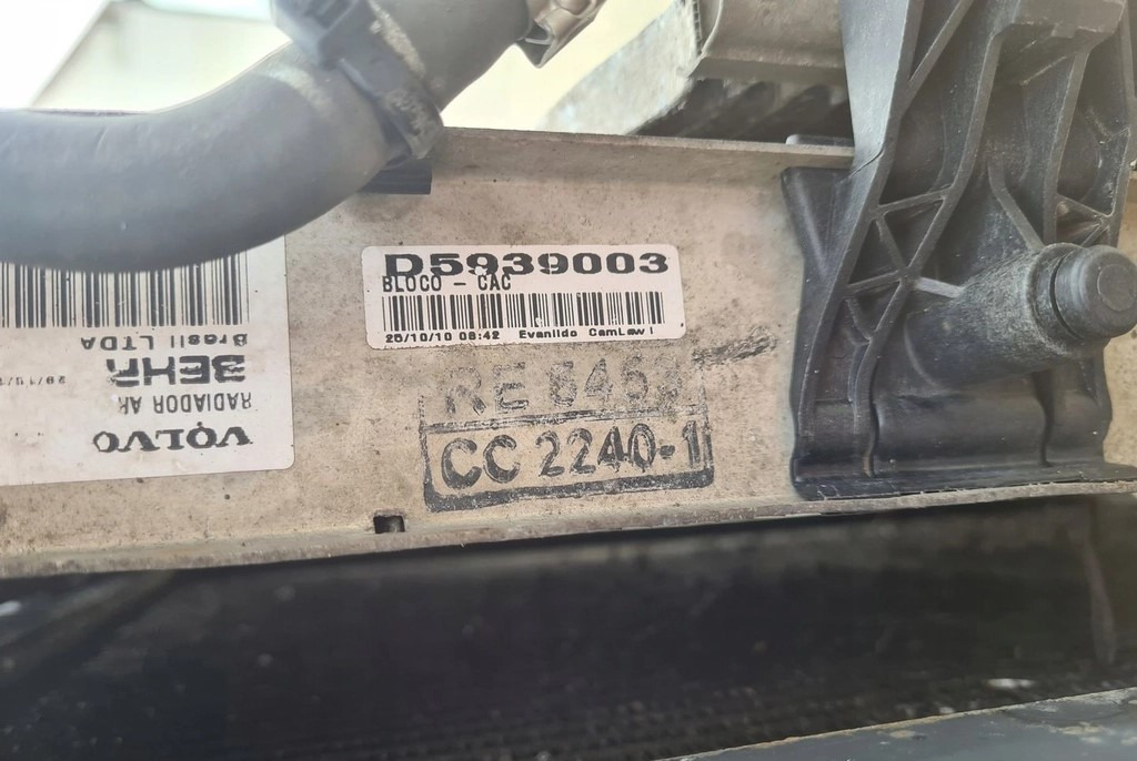 Інтеркулер KOMPLET CHŁODNIC VOLVO FL D7 RENAULT MIDLUM DXI 7 20810091 7482142944: фото 7