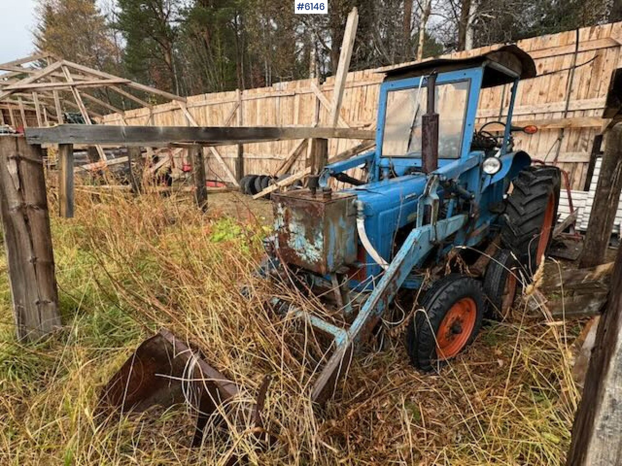 1962 Fordson Dexta with Hamjern backhoe attachment - Трактор: фото 1 1962 Fordson Dexta with Hamjern backhoe attachment - Трактор: фото 1