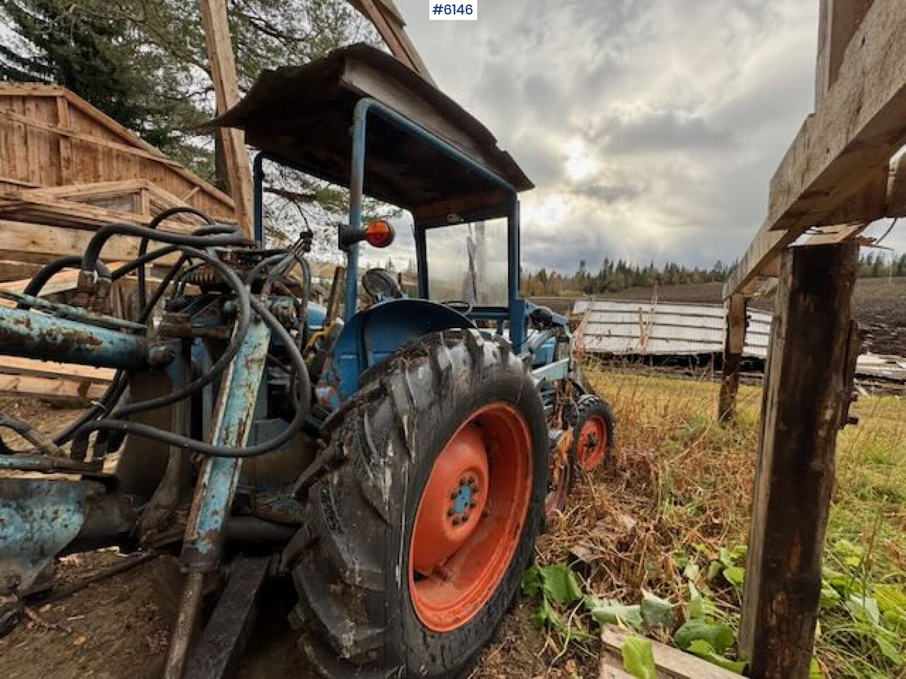 1962 Fordson Dexta with Hamjern backhoe attachment - Трактор: фото 5 1962 Fordson Dexta with Hamjern backhoe attachment - Трактор: фото 5