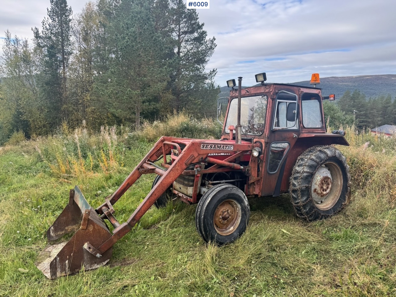 1971 Massey-Ferguson 135 incl. front loader, bucket, rear scraper, and log splitter/firewood machine - Трактор: фото 3 1971 Massey-Ferguson 135 incl. front loader, bucket, rear scraper, and log splitter/firewood machine - Трактор: фото 3