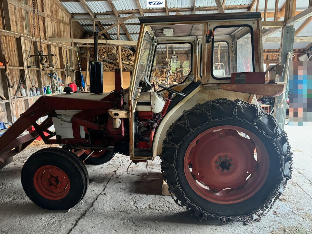 1974 David Brown 885 w/ loaders and chain. - Трактор: фото 4 1974 David Brown 885 w/ loaders and chain. - Трактор: фото 4