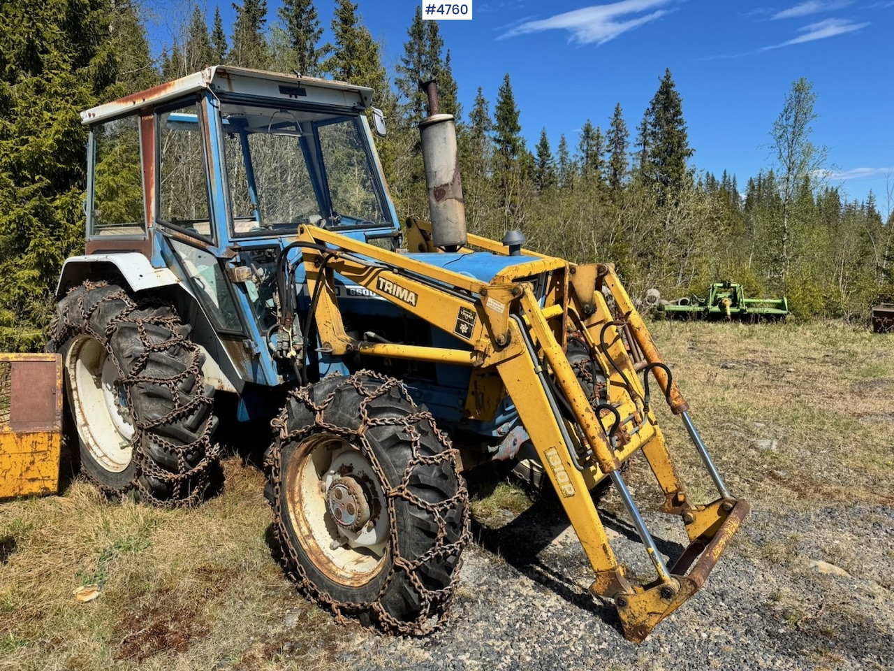 1978 Ford 6600 4x4 w/ Front Loader, Bucket, Twin Wheels and Winch. - Трактор: фото 5 1978 Ford 6600 4x4 w/ Front Loader, Bucket, Twin Wheels and Winch. - Трактор: фото 5
