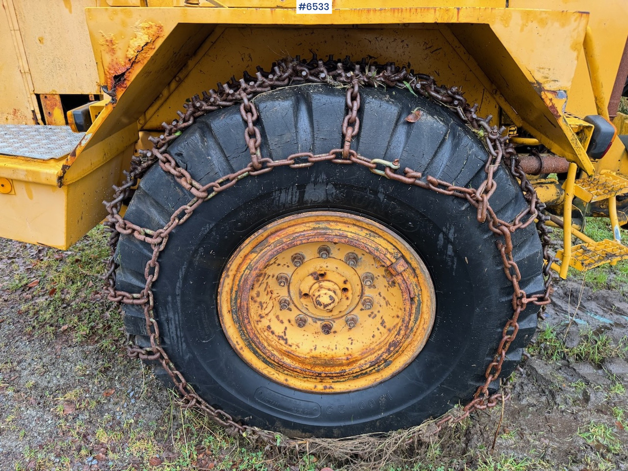 Шарнірний самоскид 1984 Volvo 861 Dumper 6x6. Lightly repair object.: фото 15