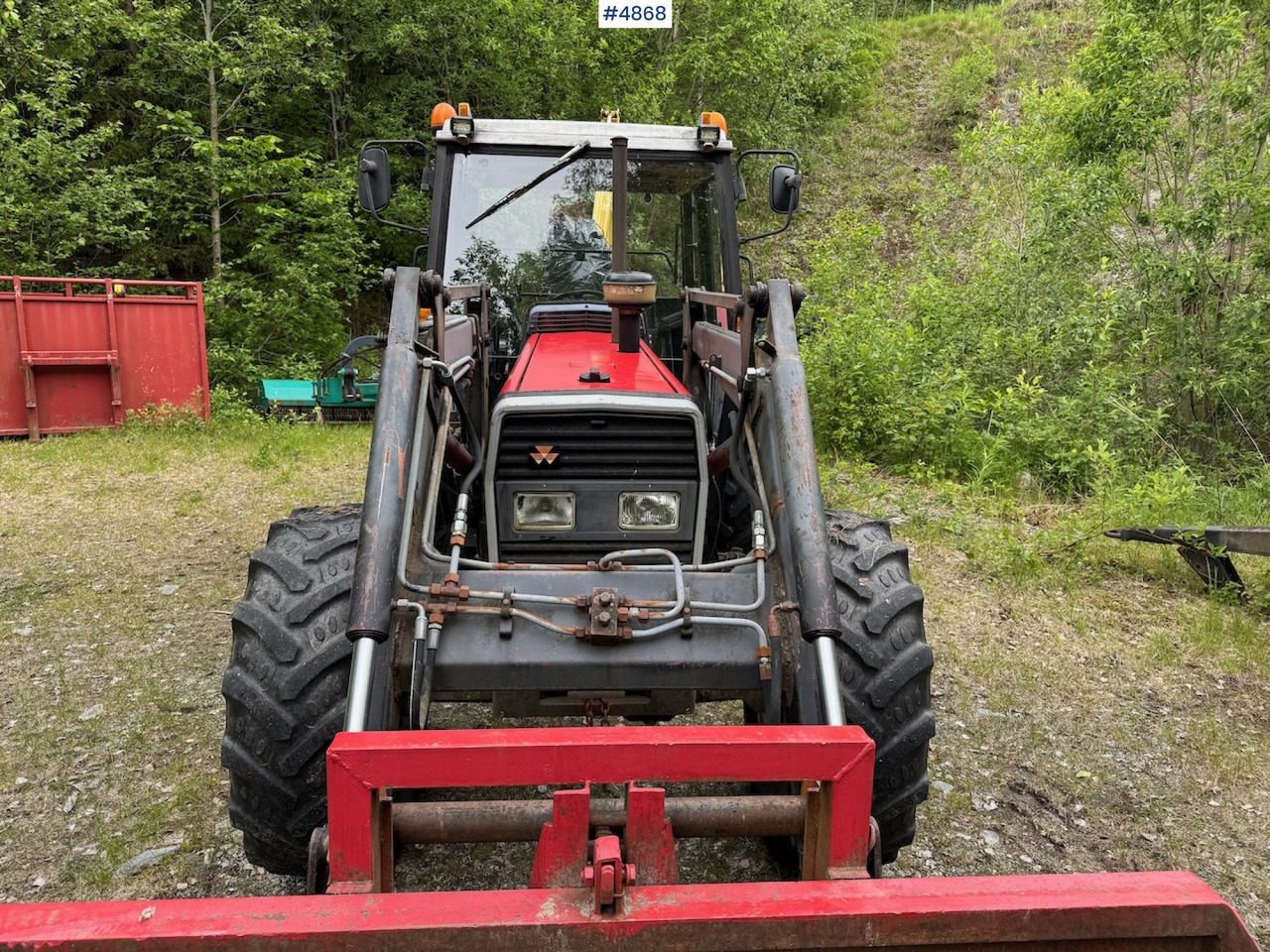 1988 Massey Ferguson 375 w/front loader - Трактор: фото 4 1988 Massey Ferguson 375 w/front loader - Трактор: фото 4