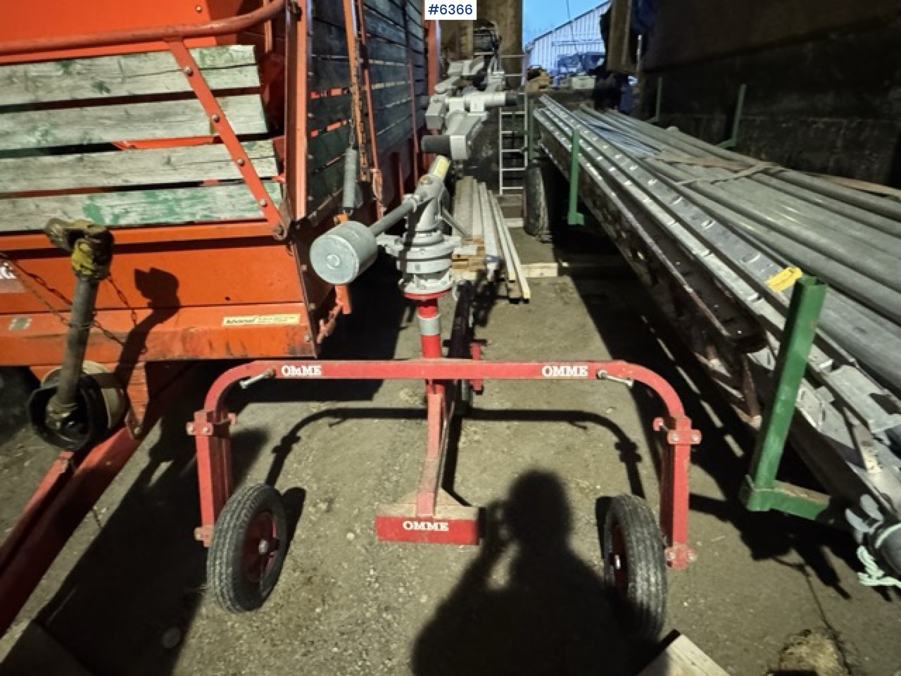 1990 Omme water tanker with Rovatti pump, cannon and pipes - Обприскувач: фото 5 1990 Omme water tanker with Rovatti pump, cannon and pipes - Обприскувач: фото 5