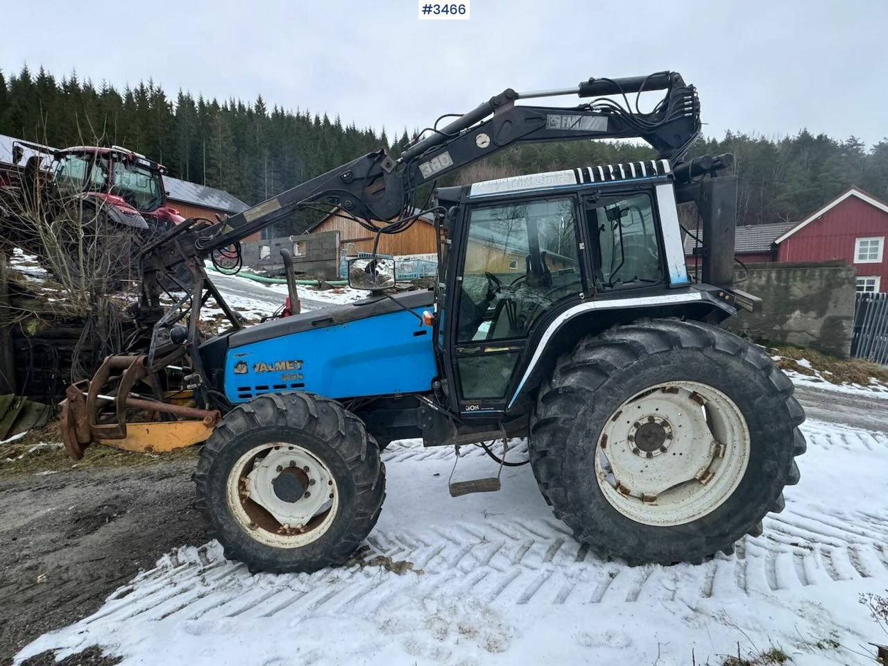 1993 Valmet 8100 m/ Hiab FMV Crane and timber trailer - Трактор: фото 4 1993 Valmet 8100 m/ Hiab FMV Crane and timber trailer - Трактор: фото 4