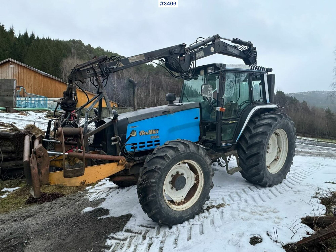 1993 Valmet 8100 m/ Hiab FMV Crane and timber trailer - Трактор: фото 2 1993 Valmet 8100 m/ Hiab FMV Crane and timber trailer - Трактор: фото 2