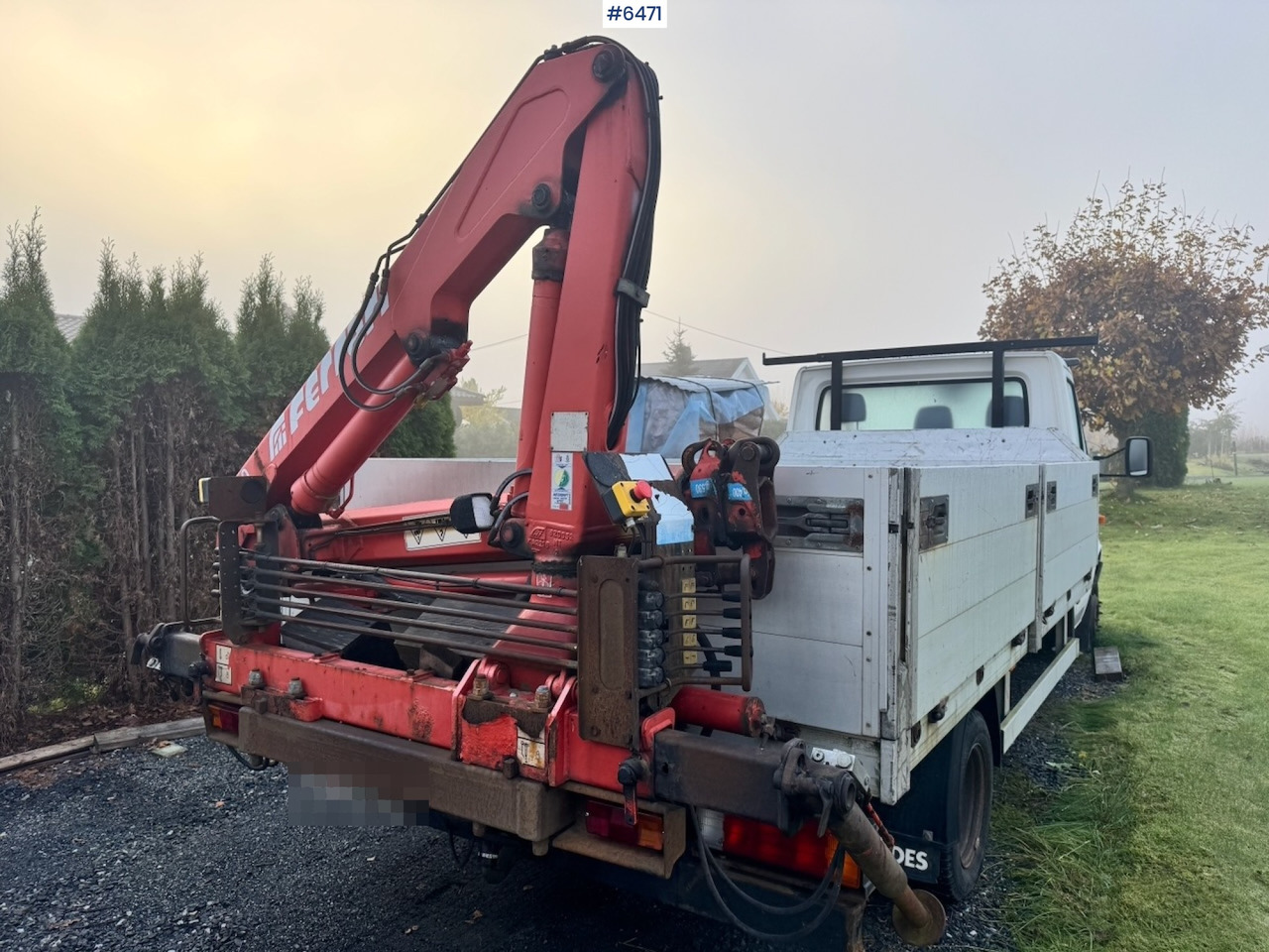 Легка бортова вантажівка 1996 Mercedes 412D Flatbed truck w/ Rear-mounted crane.: фото 7 Легка бортова вантажівка 1996 Mercedes 412D Flatbed truck w/ Rear-mounted crane.: фото 7