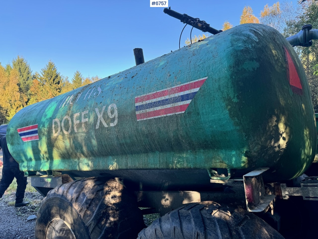 1999 Doff X9 Fertilizer wagon - Розкидач рідких добрив: фото 2 1999 Doff X9 Fertilizer wagon - Розкидач рідких добрив: фото 2