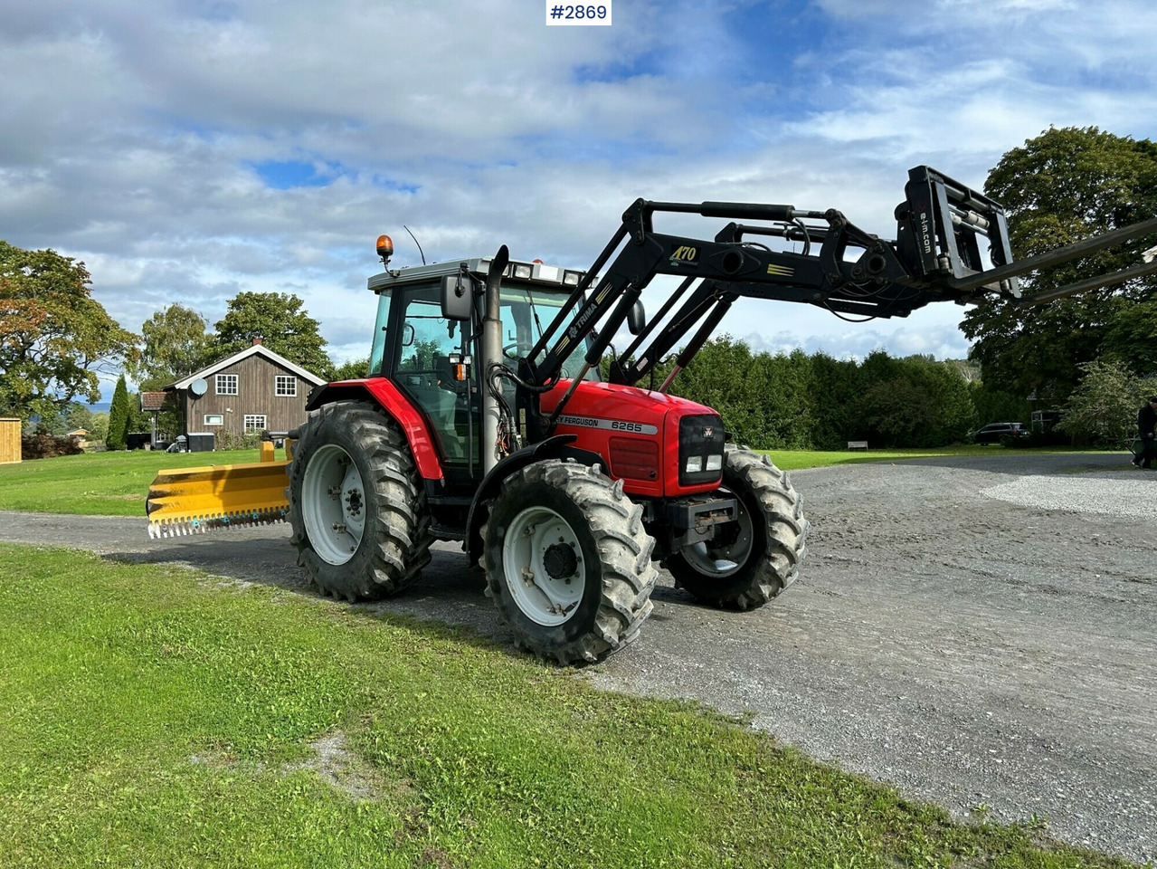 Трактор 1999 Massey Ferguson 6265 w/ trima 420 front loader: фото 1