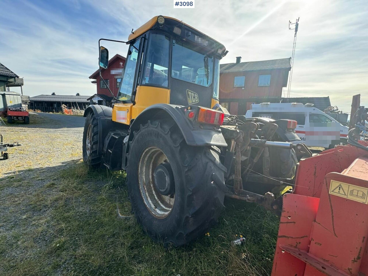 Трактор 2001 JCB Fastrac 3185 4x4. The plow rigged and two sets of tires.: фото 7