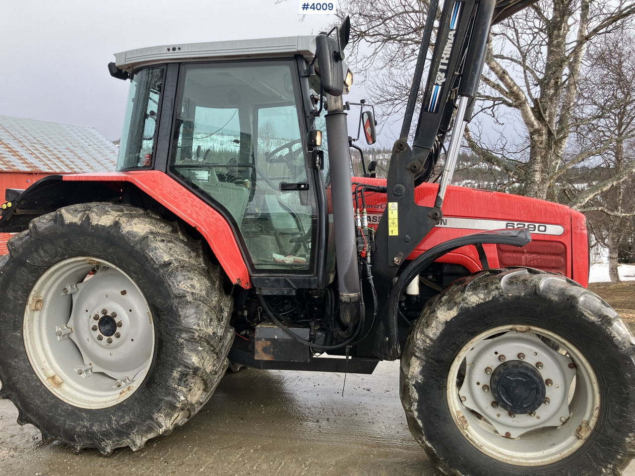 2001 Massey Ferguson 6290 4x4 w/ Trima 480 loader. WATCH VIDEO. - Трактор: фото 1 2001 Massey Ferguson 6290 4x4 w/ Trima 480 loader. WATCH VIDEO. - Трактор: фото 1