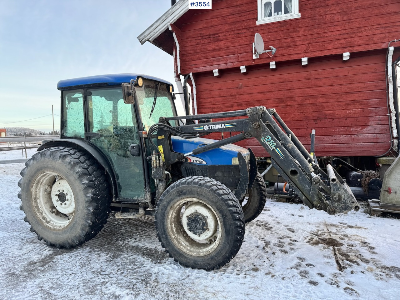 2003 New Holland TN75D 4x4 w/ Front Loader. 4000 hours! - Трактор: фото 1 2003 New Holland TN75D 4x4 w/ Front Loader. 4000 hours! - Трактор: фото 1
