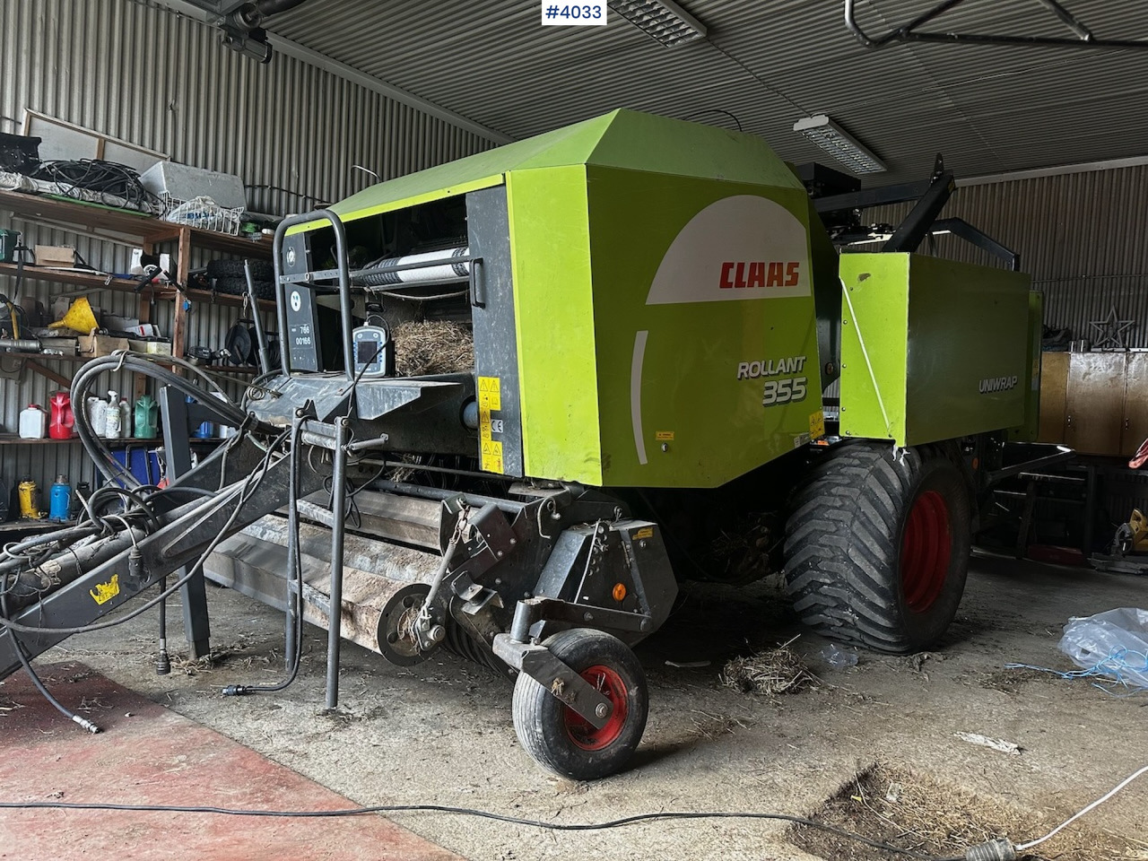 2008 Claas rollant 355 uniwrap round baler press - Техніка для сінозаготівлі: фото 3 2008 Claas rollant 355 uniwrap round baler press - Техніка для сінозаготівлі: фото 3