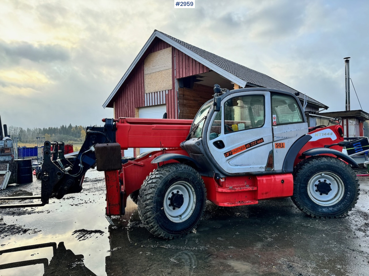 2009 Manitou MT 1440 Telescopic truck w/ Bucket, Pallet forks and Lifting jib - Навантажувач телескопічний: фото 2 2009 Manitou MT 1440 Telescopic truck w/ Bucket, Pallet forks and Lifting jib - Навантажувач телескопічний: фото 2