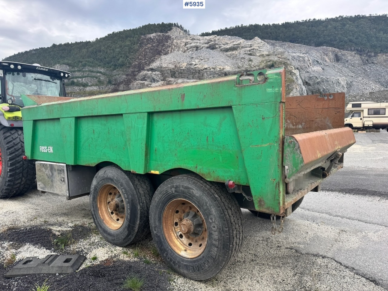 2011 Foss Eik Dumper Trailer. - Сільськогосподарський причіп самоскид: фото 3 2011 Foss Eik Dumper Trailer. - Сільськогосподарський причіп самоскид: фото 3