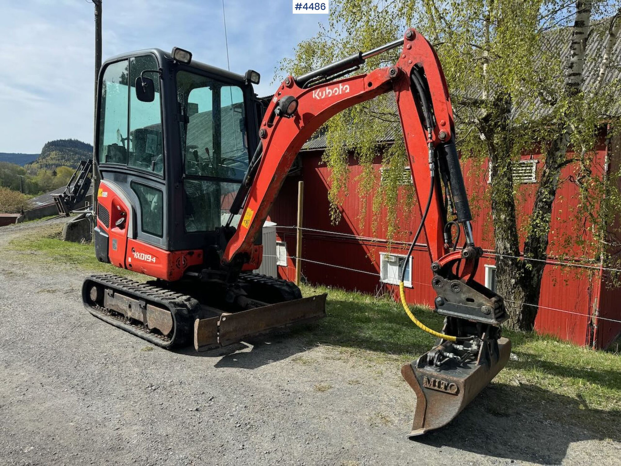 2014 Kubota KX019 Mini excavator with two buckets - Екскаватор: фото 5 2014 Kubota KX019 Mini excavator with two buckets - Екскаватор: фото 5