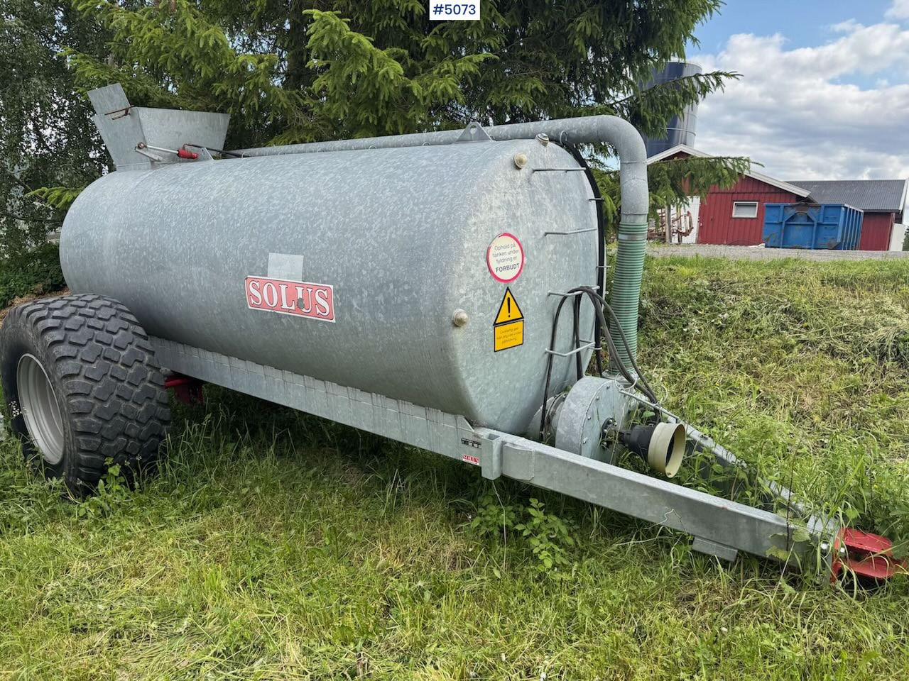 2014 Solus GV8000 Slurry Tanker - Розкидач рідких добрив: фото 1 2014 Solus GV8000 Slurry Tanker - Розкидач рідких добрив: фото 1