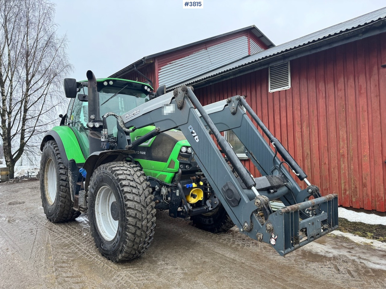 2015 Deutz-fahr 6190 Agrotron w/ Front loader, Front PTO and 2 sets of tires. - Трактор: фото 3 2015 Deutz-fahr 6190 Agrotron w/ Front loader, Front PTO and 2 sets of tires. - Трактор: фото 3