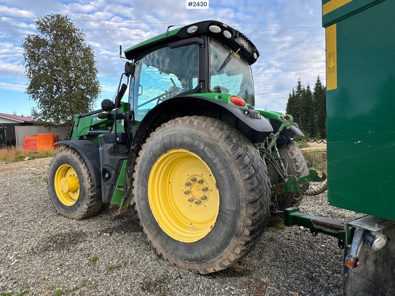 2016 John Deere 6155R w/ Trima front loader - Трактор: фото 4 2016 John Deere 6155R w/ Trima front loader - Трактор: фото 4