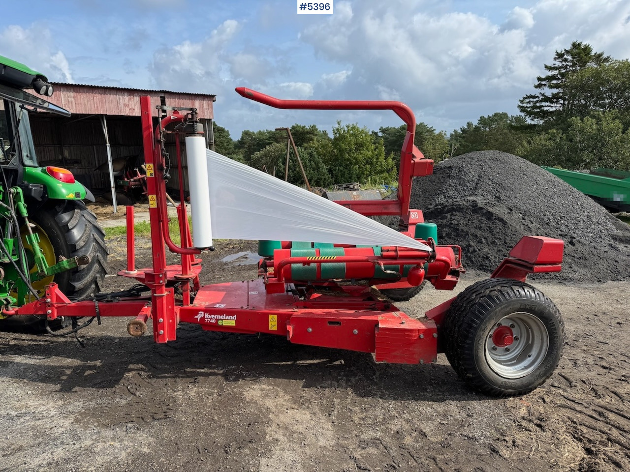 Техніка для сінозаготівлі 2016 Kverneland 7740 J round bale wrapper: фото 11