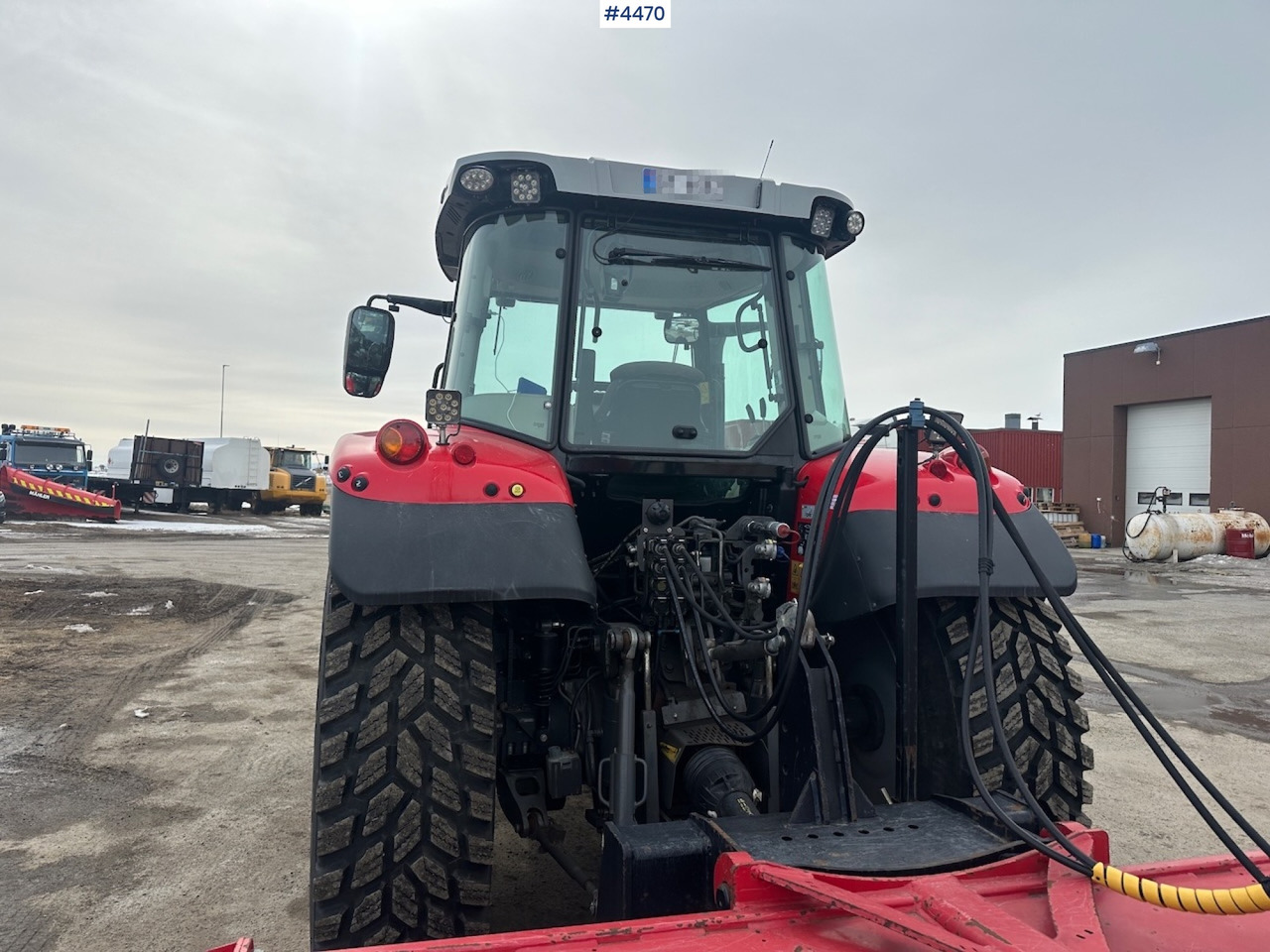 Трактор 2018 Massey Ferguson MF5713 S w/ 2020 Dalen snow blower: фото 9