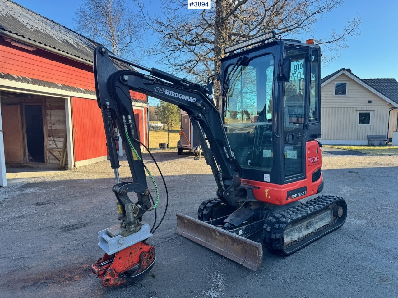 2020 Euromach ES18ZT Minigraver w/ 3 Excavator bucket - Екскаватор: фото 1 2020 Euromach ES18ZT Minigraver w/ 3 Excavator bucket - Екскаватор: фото 1