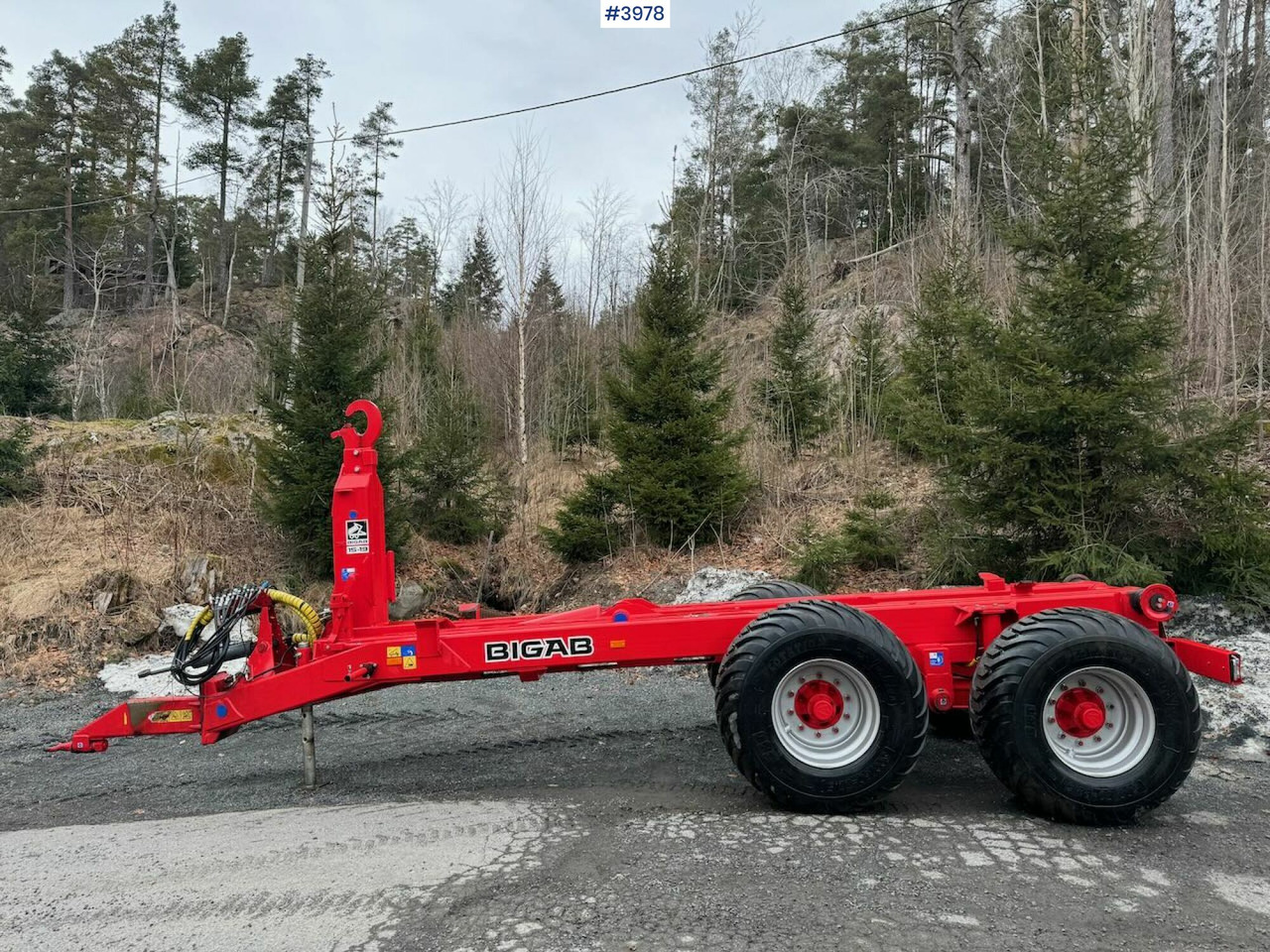 2022 Bigab 15-19 hook trailer - Низькорамна платформа причіп: фото 2 2022 Bigab 15-19 hook trailer - Низькорамна платформа причіп: фото 2
