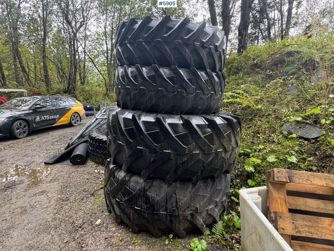8 pcs Nokian TRI 2 tires. 4 pcs on rims! - Колесо в категорії Будівельна техніка: фото 3 8 pcs Nokian TRI 2 tires. 4 pcs on rims! - Колесо в категорії Будівельна техніка: фото 3