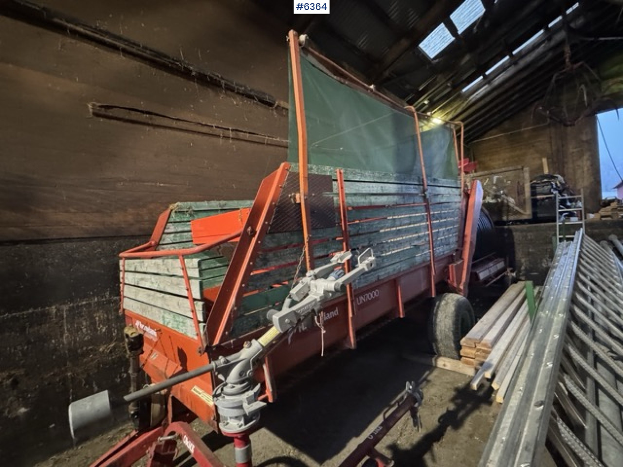 Approx. 1990 Kverneland UN7000 unloading wagon - Техніка для сінозаготівлі: фото 1 Approx. 1990 Kverneland UN7000 unloading wagon - Техніка для сінозаготівлі: фото 1