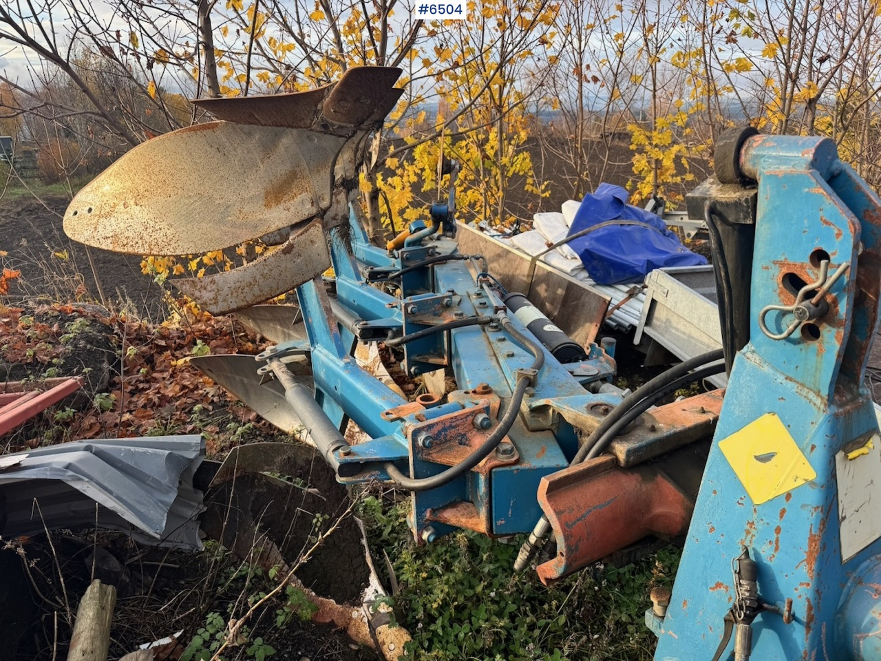 Approx. 1995 Øverum 3-furrow reversible plough - Техніка для обробки ґрунту: фото 2 Approx. 1995 Øverum 3-furrow reversible plough - Техніка для обробки ґрунту: фото 2