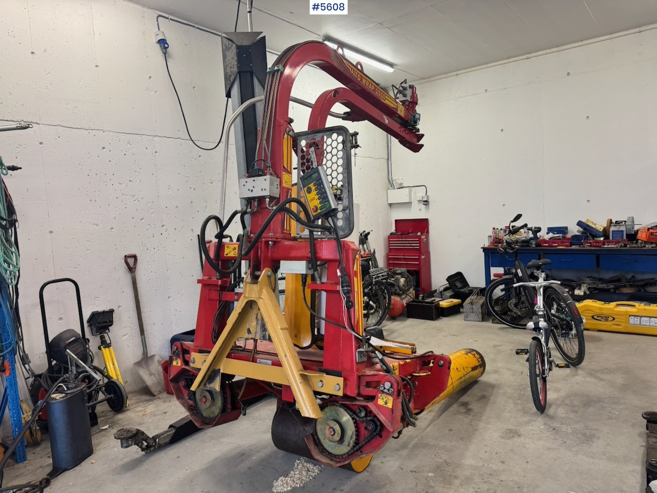 Approx. 2005 Tellefsdal Round Bale Wrapper. New control box - Техніка для сінозаготівлі: фото 1 Approx. 2005 Tellefsdal Round Bale Wrapper. New control box - Техніка для сінозаготівлі: фото 1