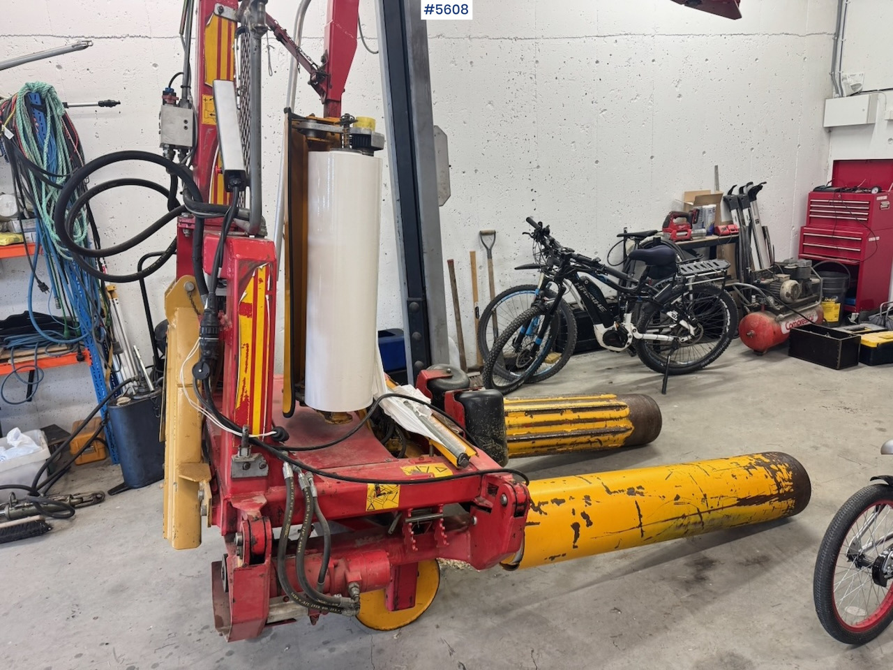 Approx. 2005 Tellefsdal Round Bale Wrapper. New control box - Техніка для сінозаготівлі: фото 5 Approx. 2005 Tellefsdal Round Bale Wrapper. New control box - Техніка для сінозаготівлі: фото 5